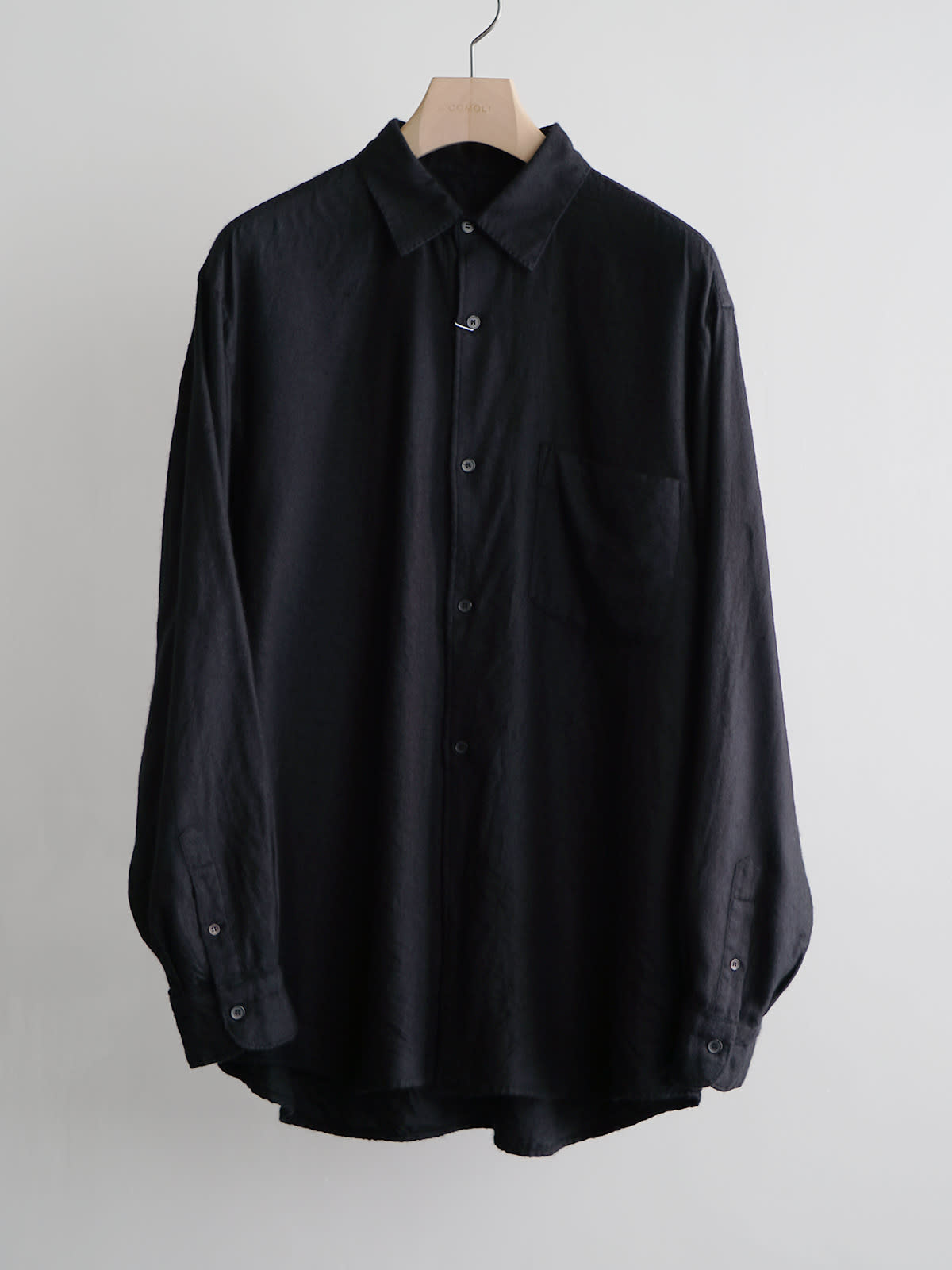 cashmere silk garment dyed shirt c1
