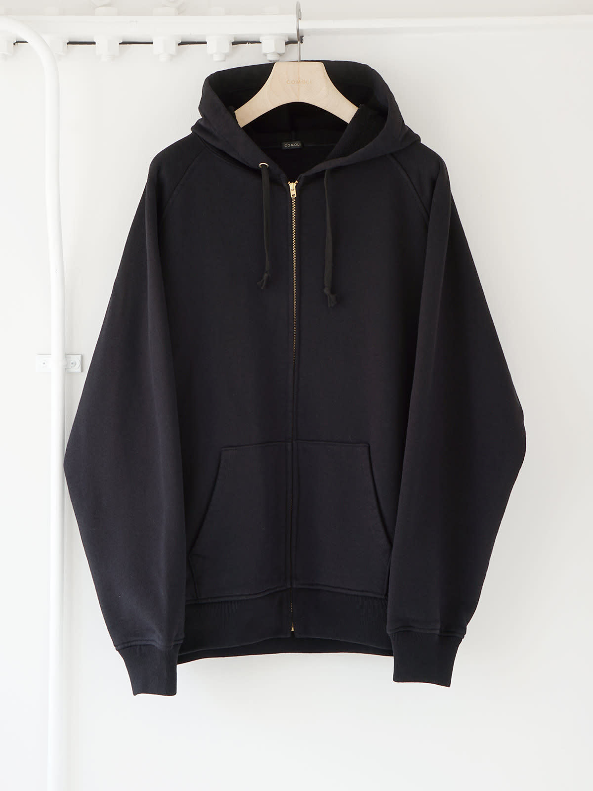 cotton sweat zip parka a1