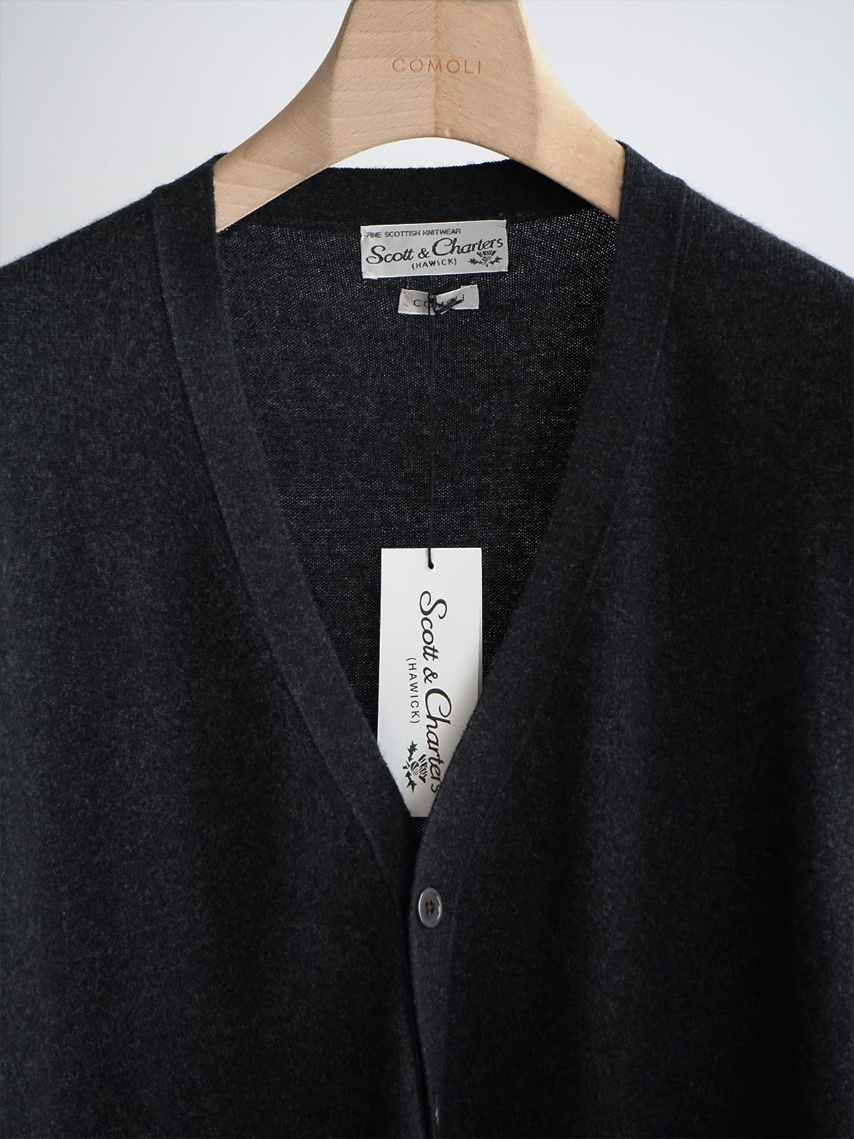 scott charters comoli vneck cardigan c7