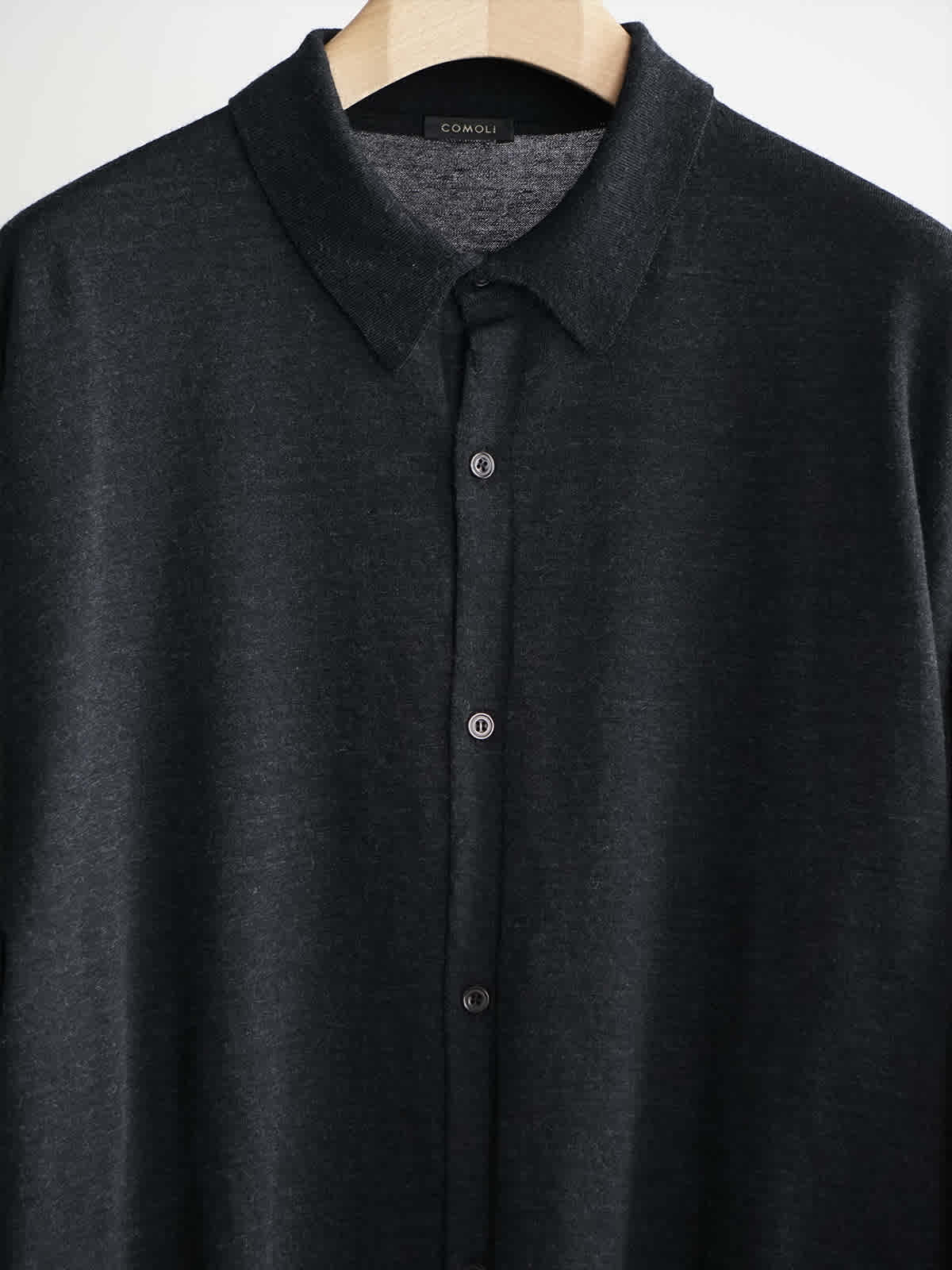 wool collared cardigan c4