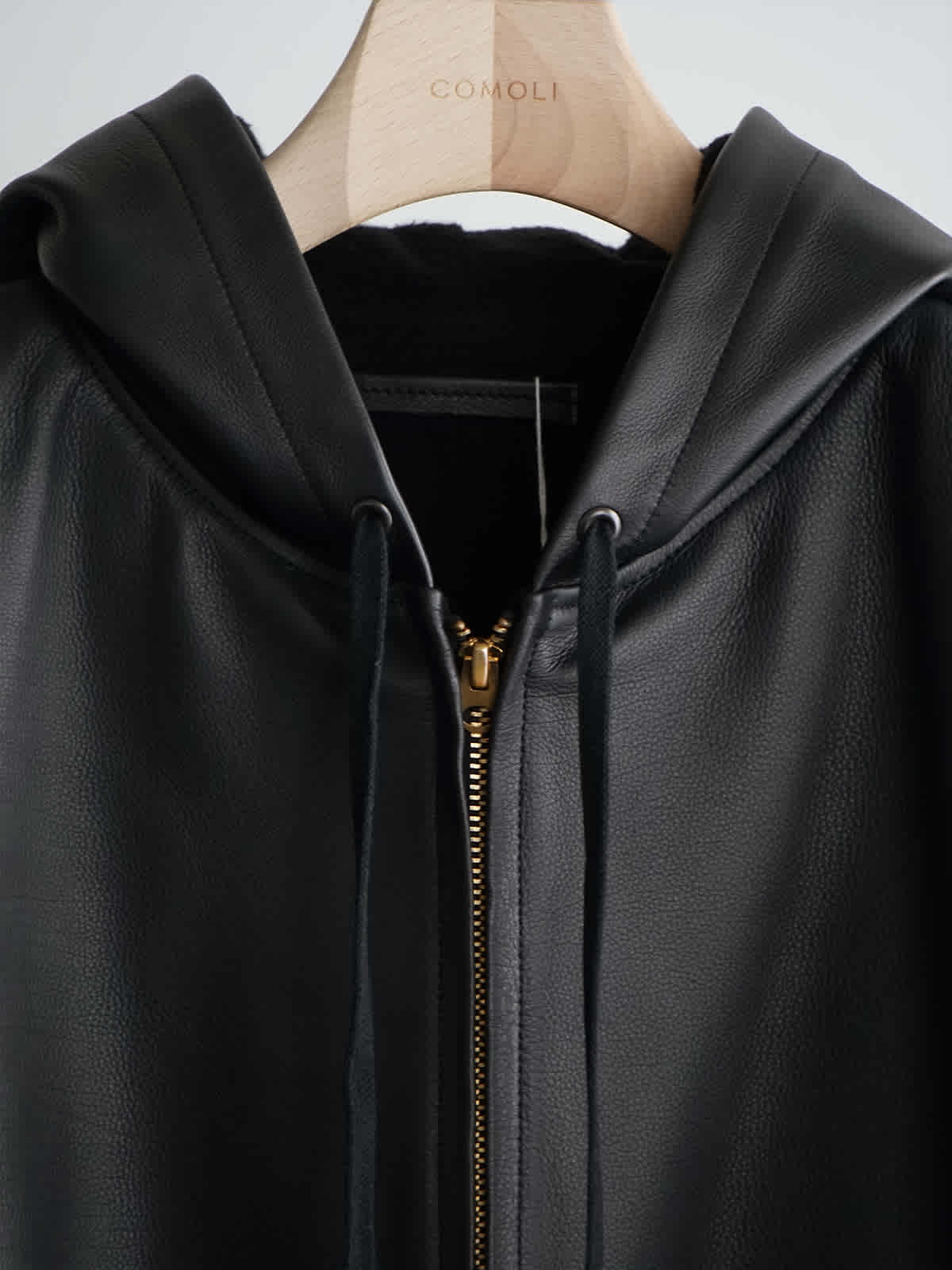 calfskin zip parka c3