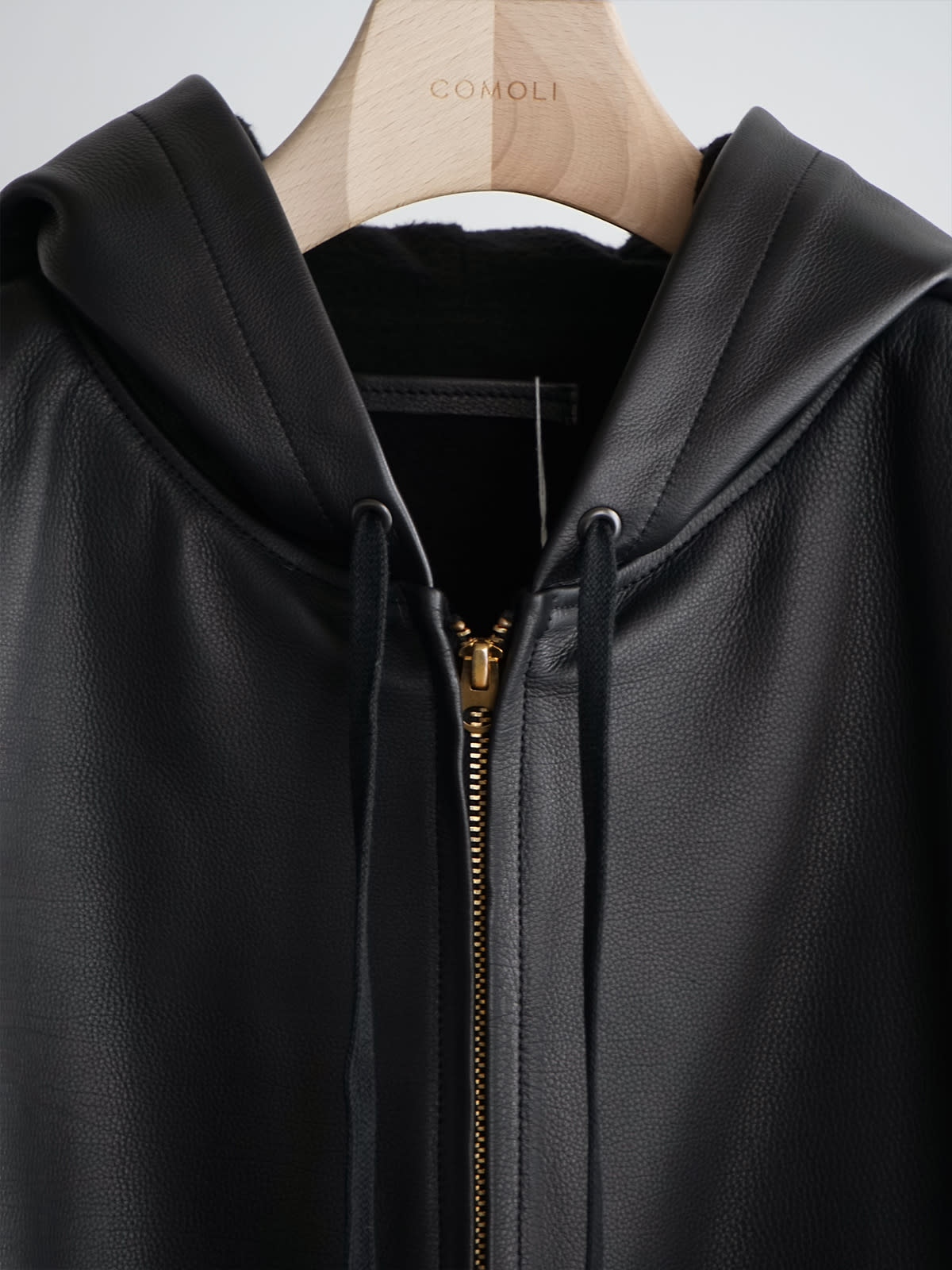 calfskin zip parka c3