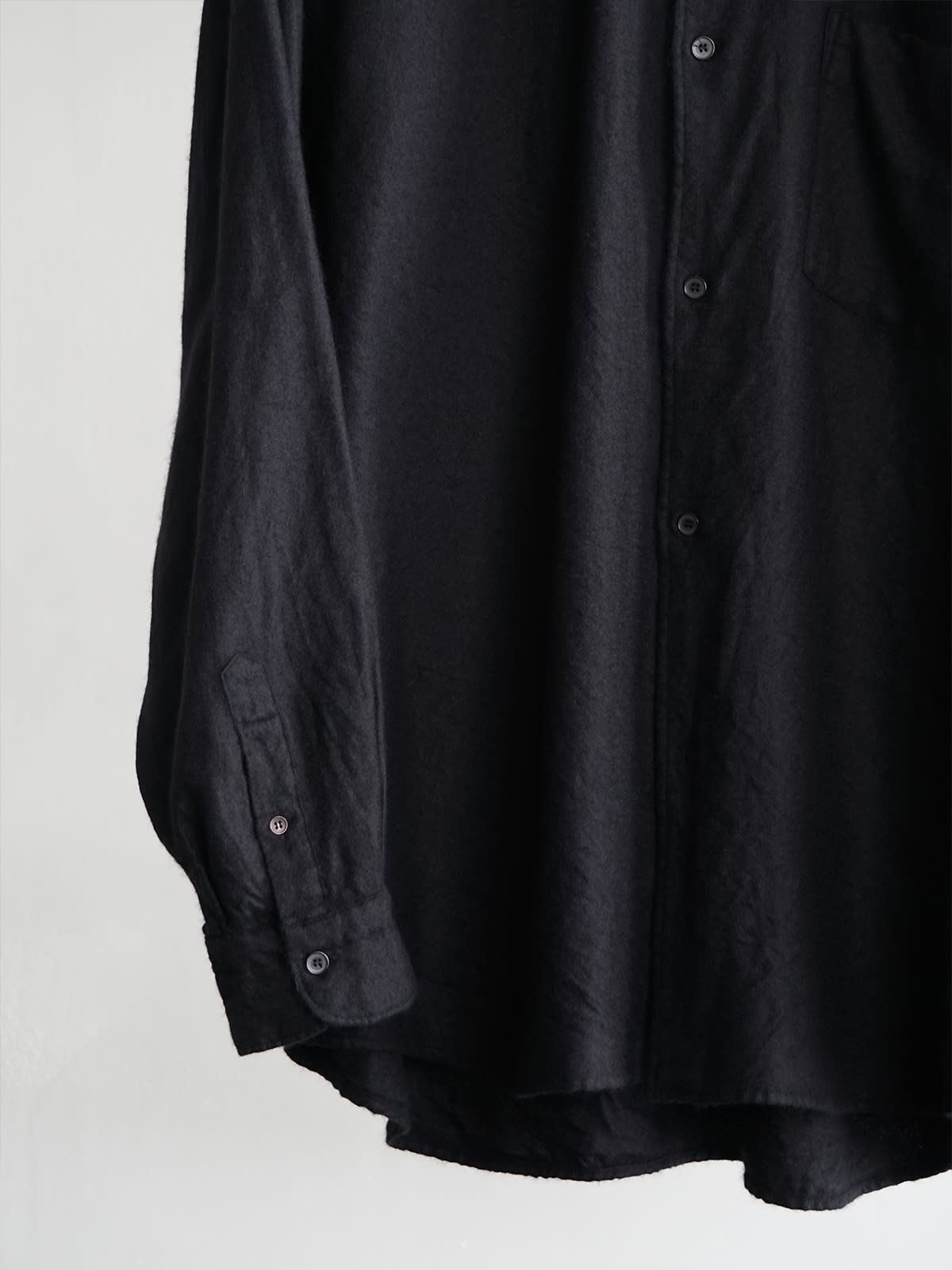 cashmere silk garment dyed shirt c5