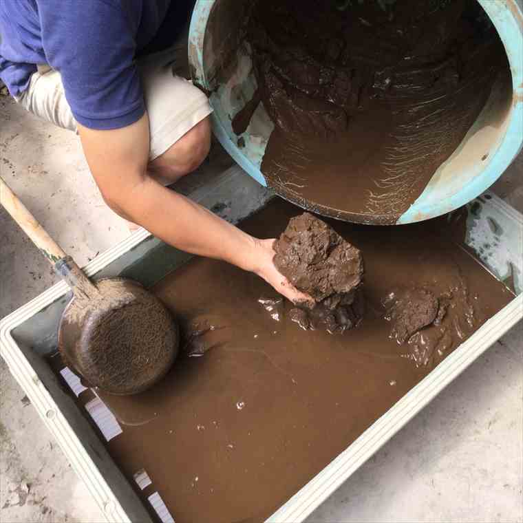 松灰の水簸