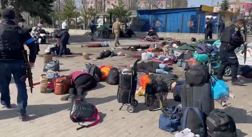 Killed people, Kramatorsk railway station