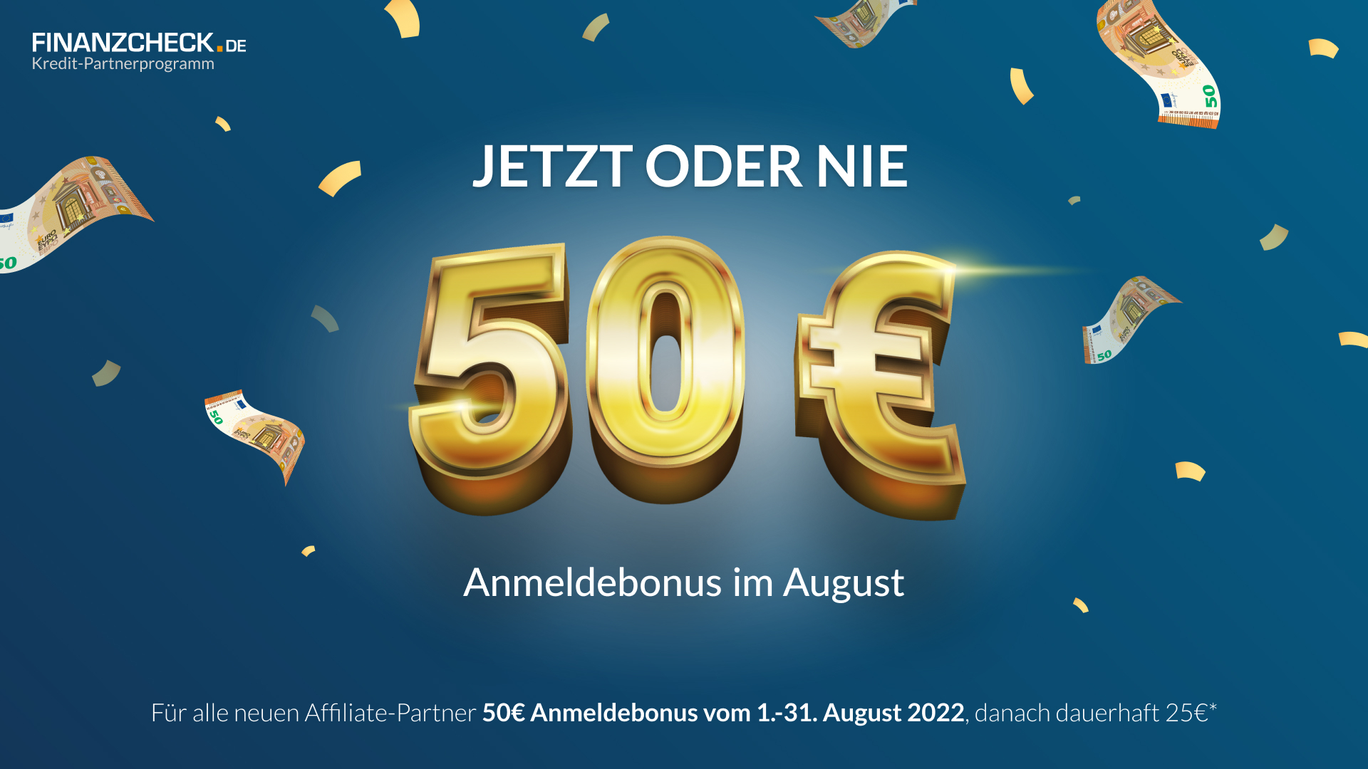50€ Anmeldebonus