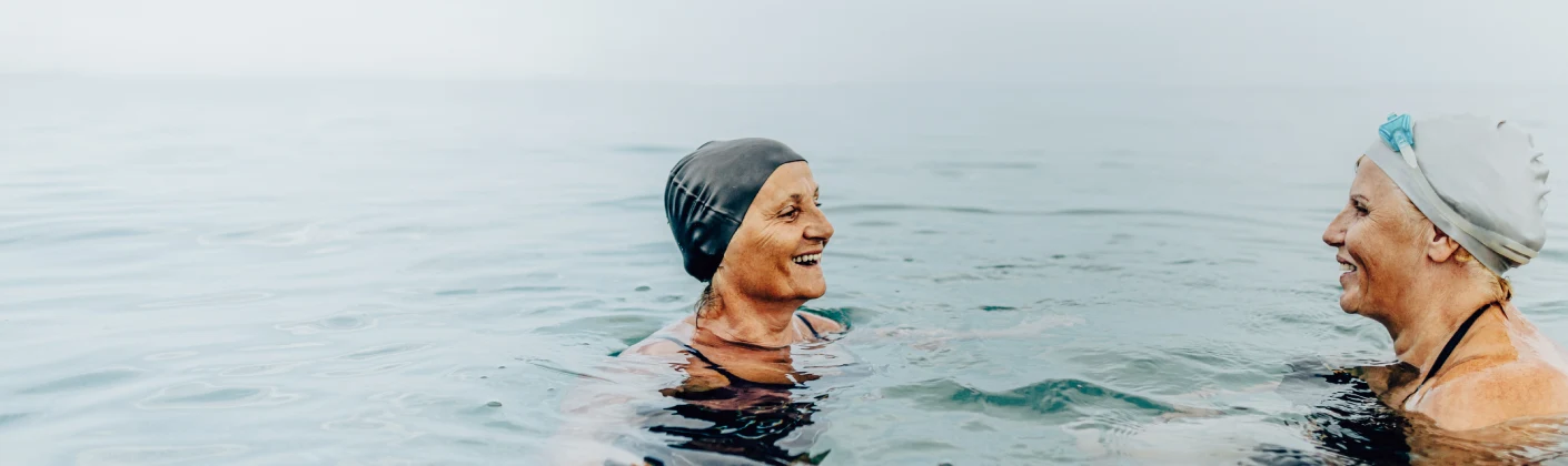Women in ocean