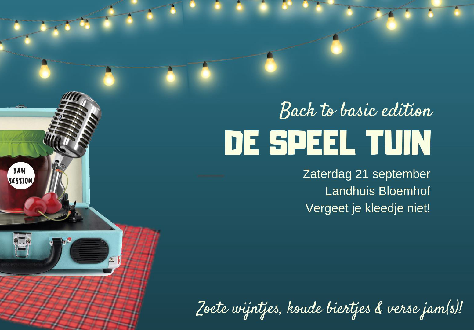 De Speel Tuin | Back to basic edition