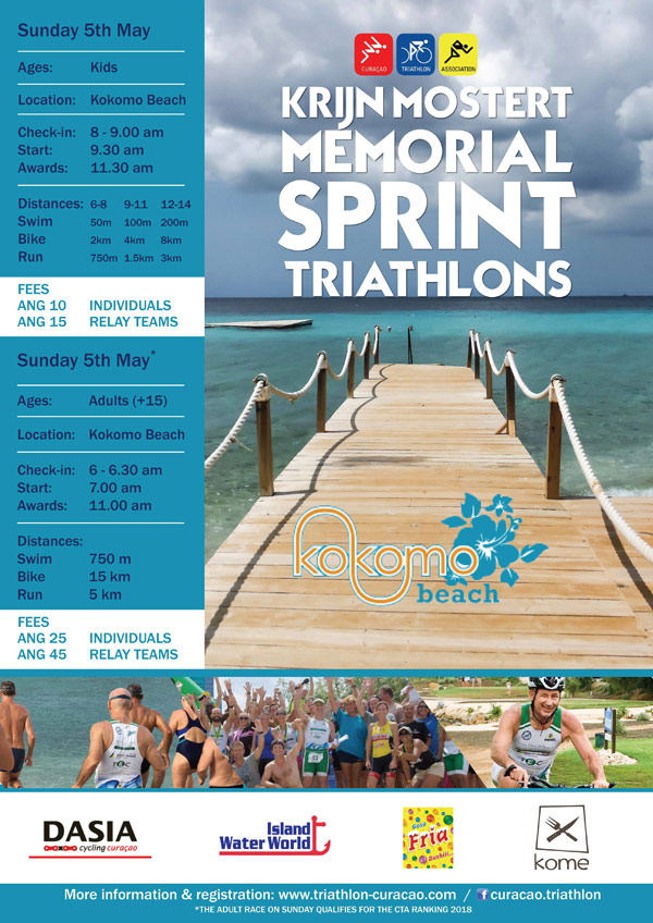 3rd Annual Krijn Mostert Memorial Triathlons