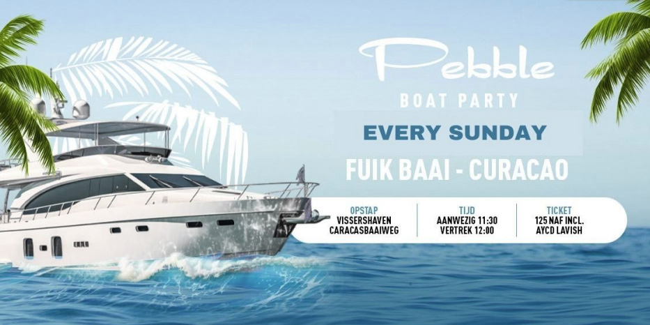 pebble boat party