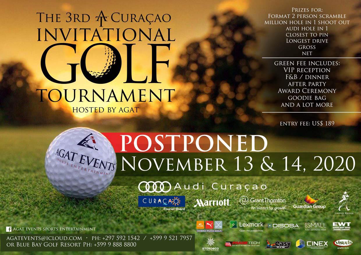 AT Curaçao Invitational Golf Tournament 2020 postponed
