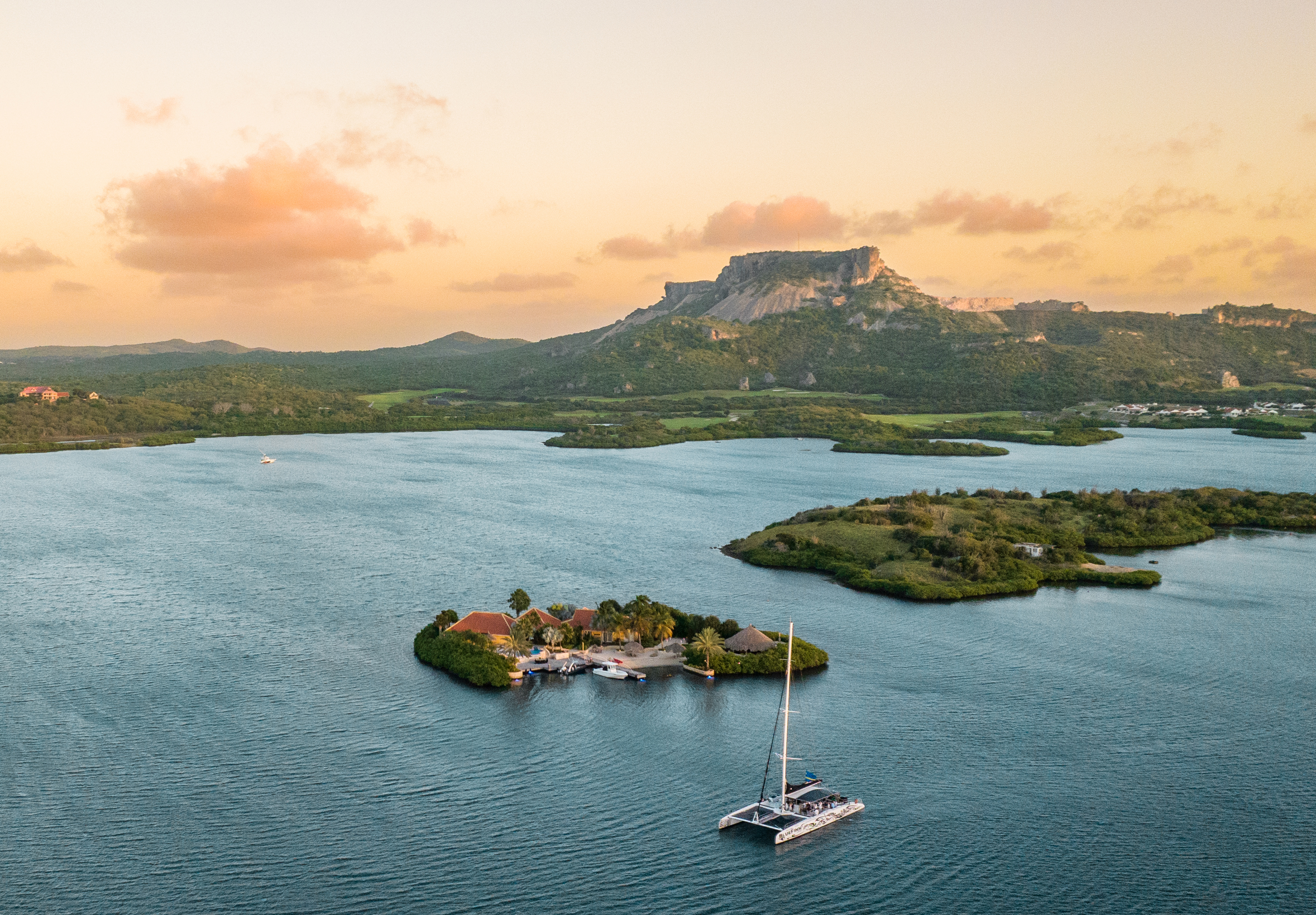 Spanish Water with Catamaran