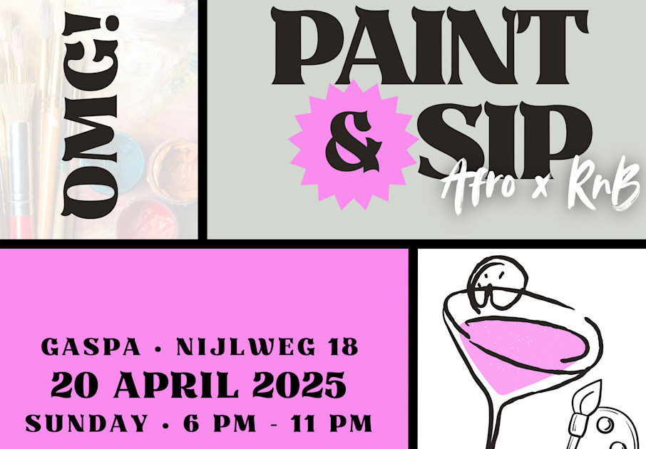Ct Rnb Paint & Sip x Afro & RnB | Curacao, de Caribische Zonvakantie