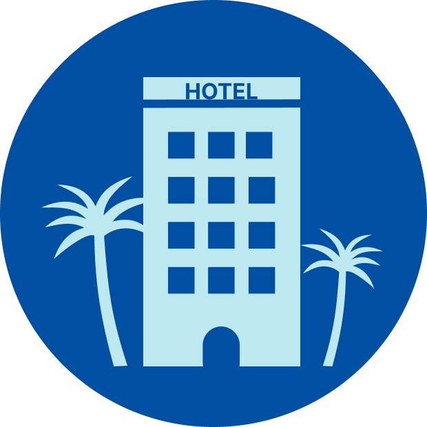 Hotel venue icon