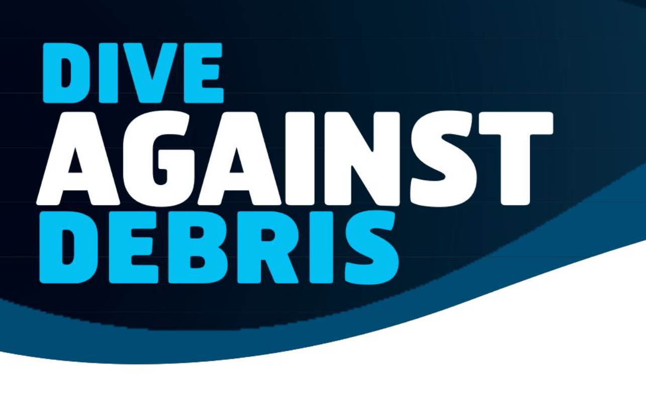 Dives agianst debris