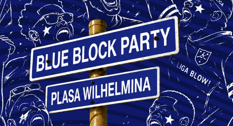 Blue nation block party - plasa wilhelmina