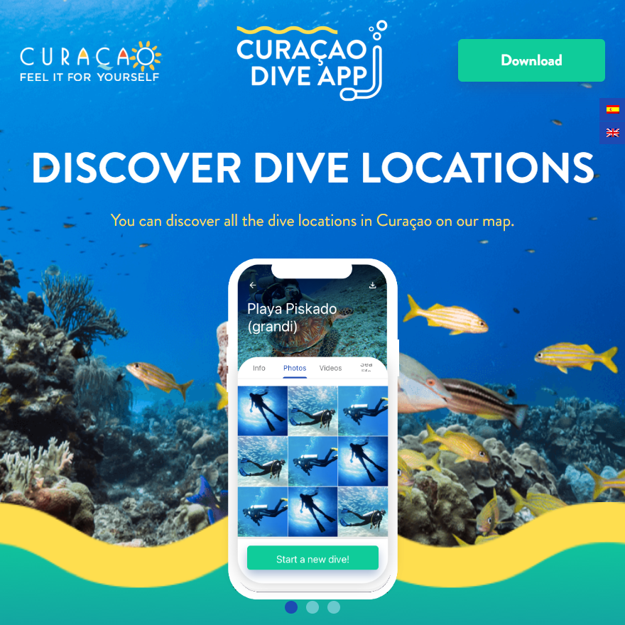 Curacao Dive Map