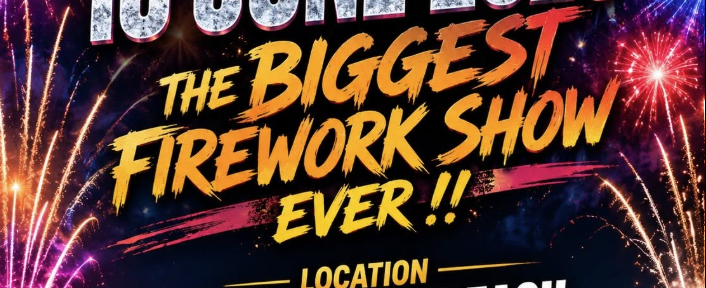 biggest fire work show curacao
