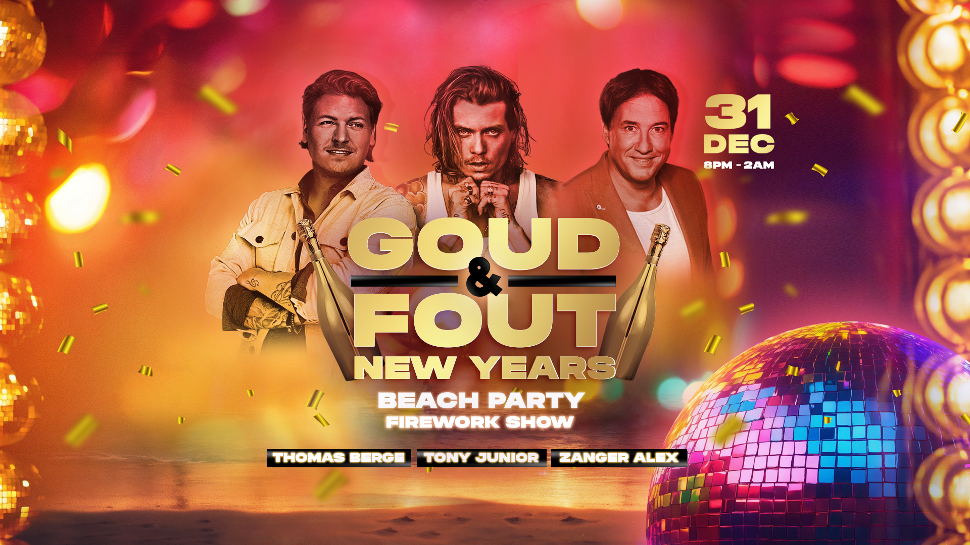 Goud & Fout New Year's Beach Party