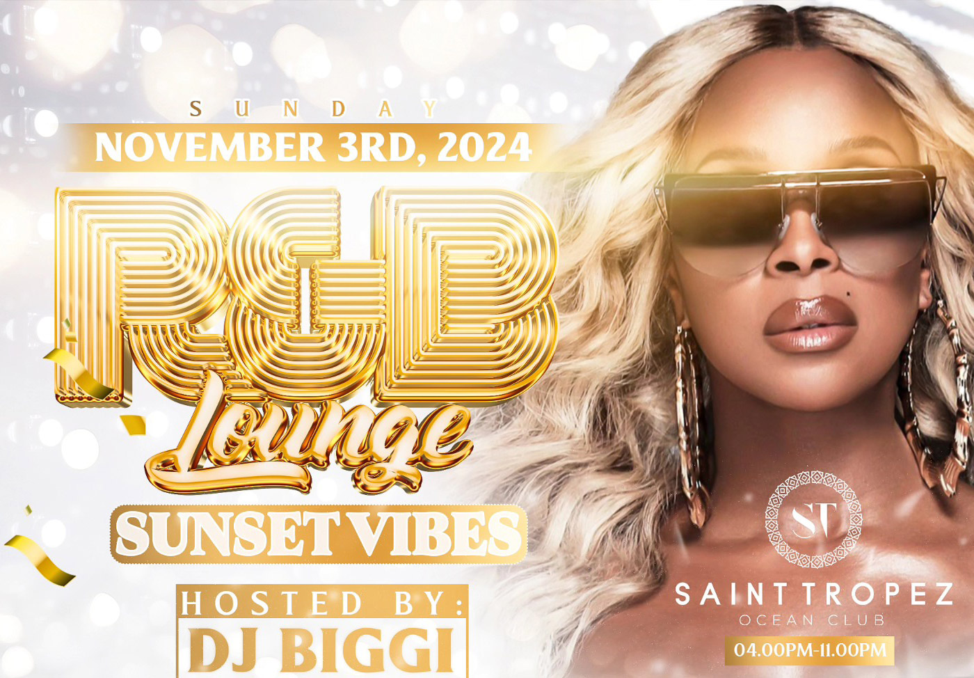 R&B Lounge All in White