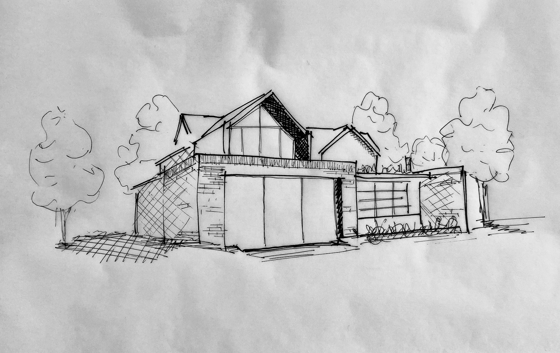 House Drawing - Create a Beautiful and Modern House Drawing