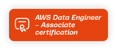 AWS Data Engineer Associate certification badge