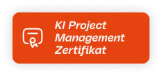Schaltfläche mit Text 'AI Project Management certification'