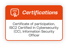 Certification overview with specific cybersecurity certificates