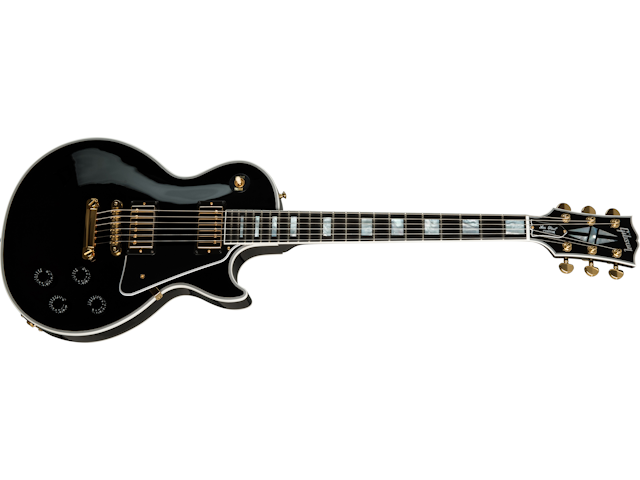 gibson les paul guitar black