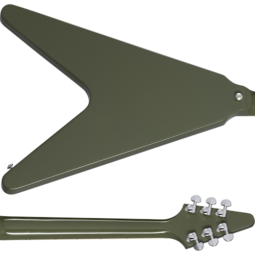 gibson flying v olive drab