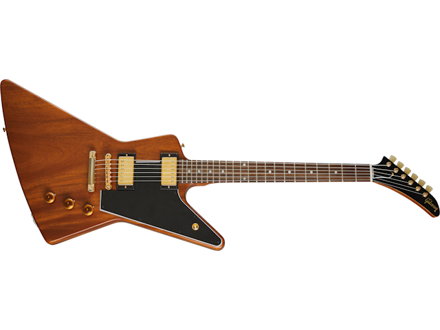 gibson custom 1958 mahogany explorer reissue vos electric guitar walnut