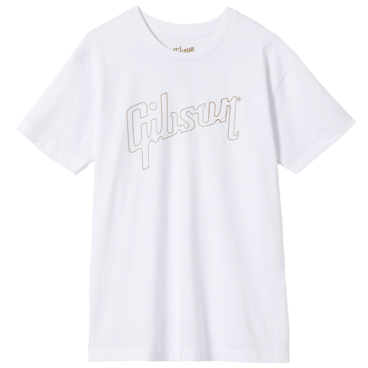 Farewell Tour x Gibson Gold Logo Tee (White)