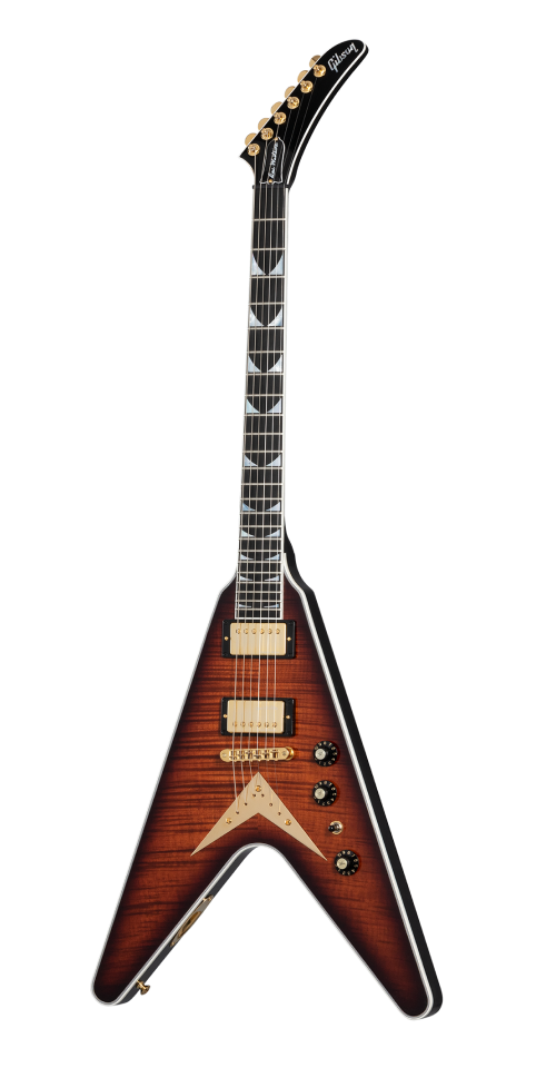 Dave Mustaine Flying V EXP Limited Edition - Red Amber Burst