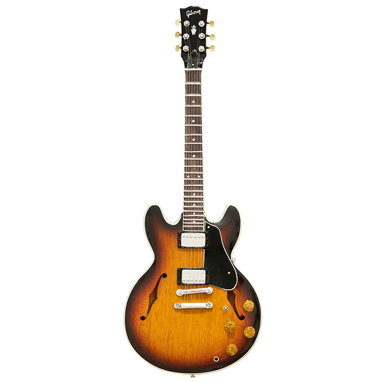 Gibson | AXE HEAVEN ES-335 Vintage Sunburst Mini Guitar Model