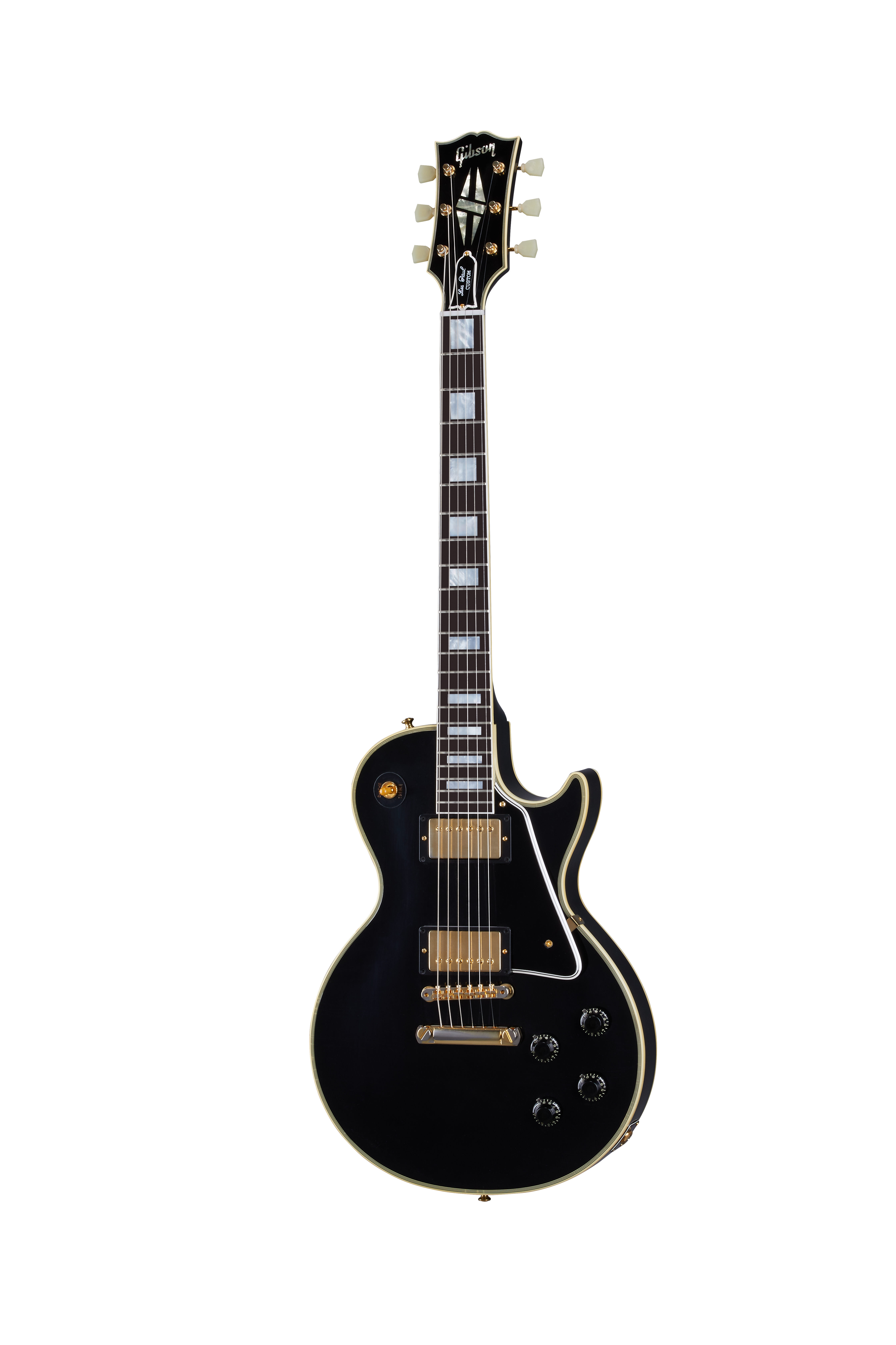 1957 Les Paul Custom 2-Pickup Ebony Ultra Light Aged, Ebony | Gibson