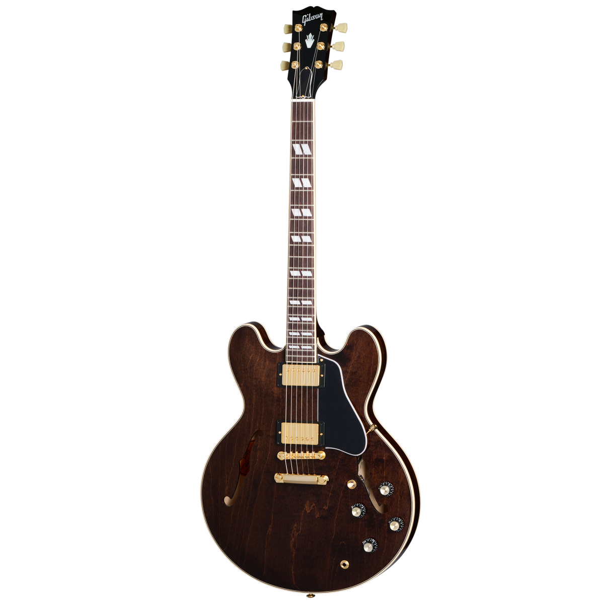 ES-345 Gold Hardware, Dark Walnut | Gibson