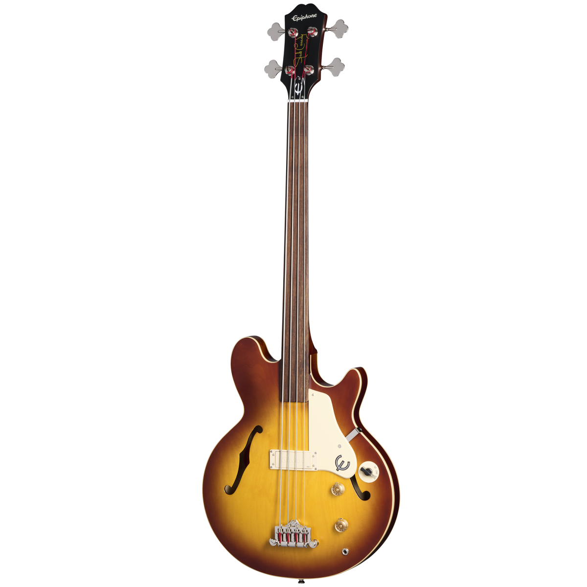 Jack Casady Fretless Bass, Aged Royal Tan | Epiphone