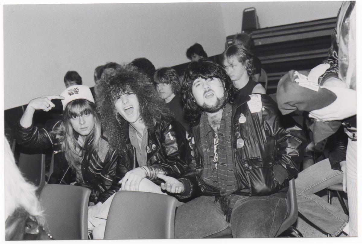 Rex Brown, Dimebag Darryl and Vinnie Paul of Pantera, circa 1986. Photo credit: Stuart Taylor.