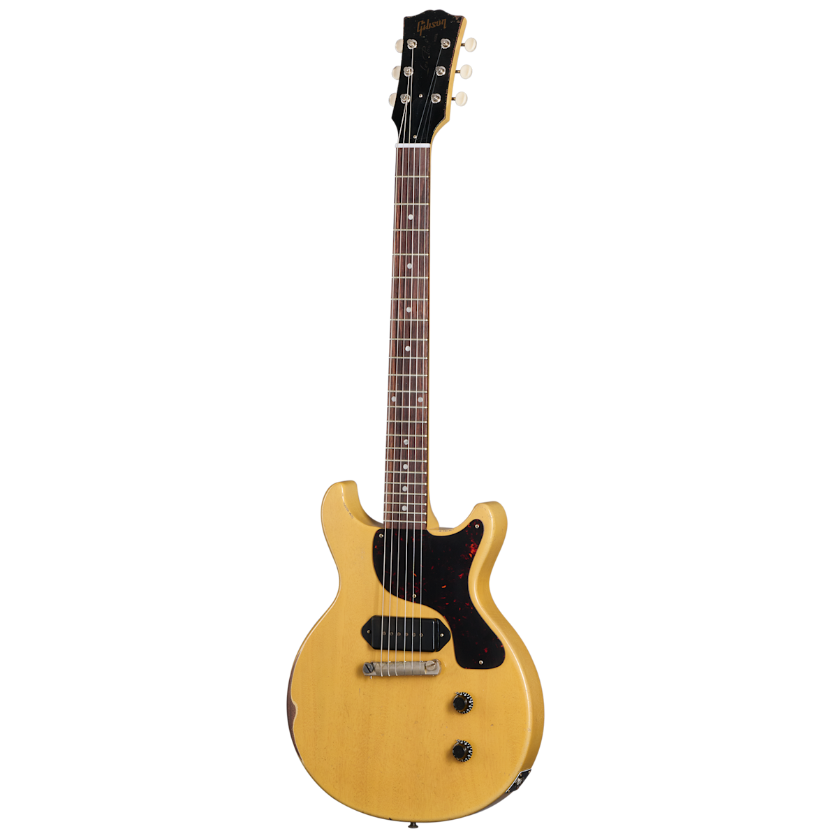 1958 Les Paul Junior Double Cut, TV Yellow, Murphy Lab Heavy Aged | Gibson