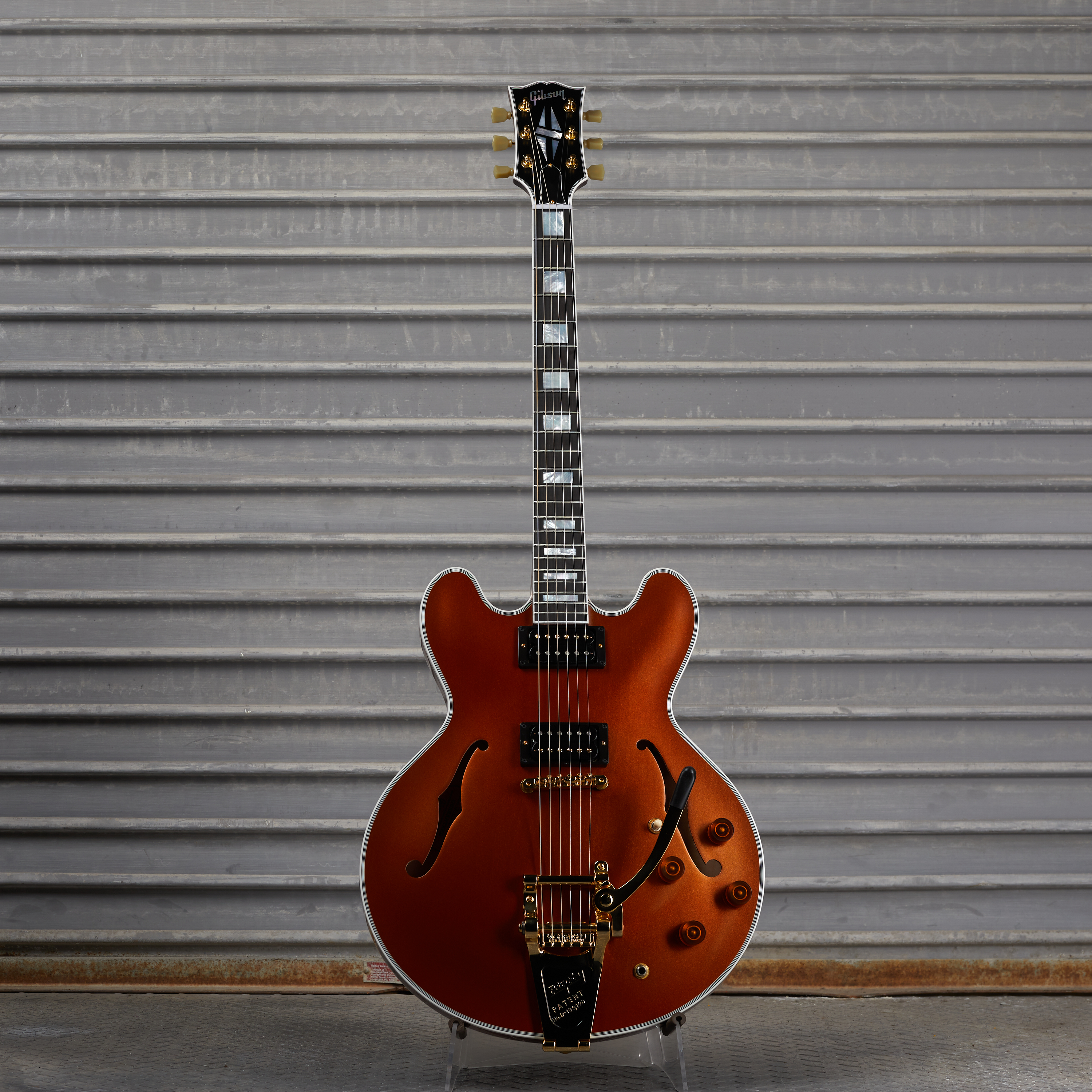 1959 ES-355 Reissue, Pumpkin Spangle | Gibson
