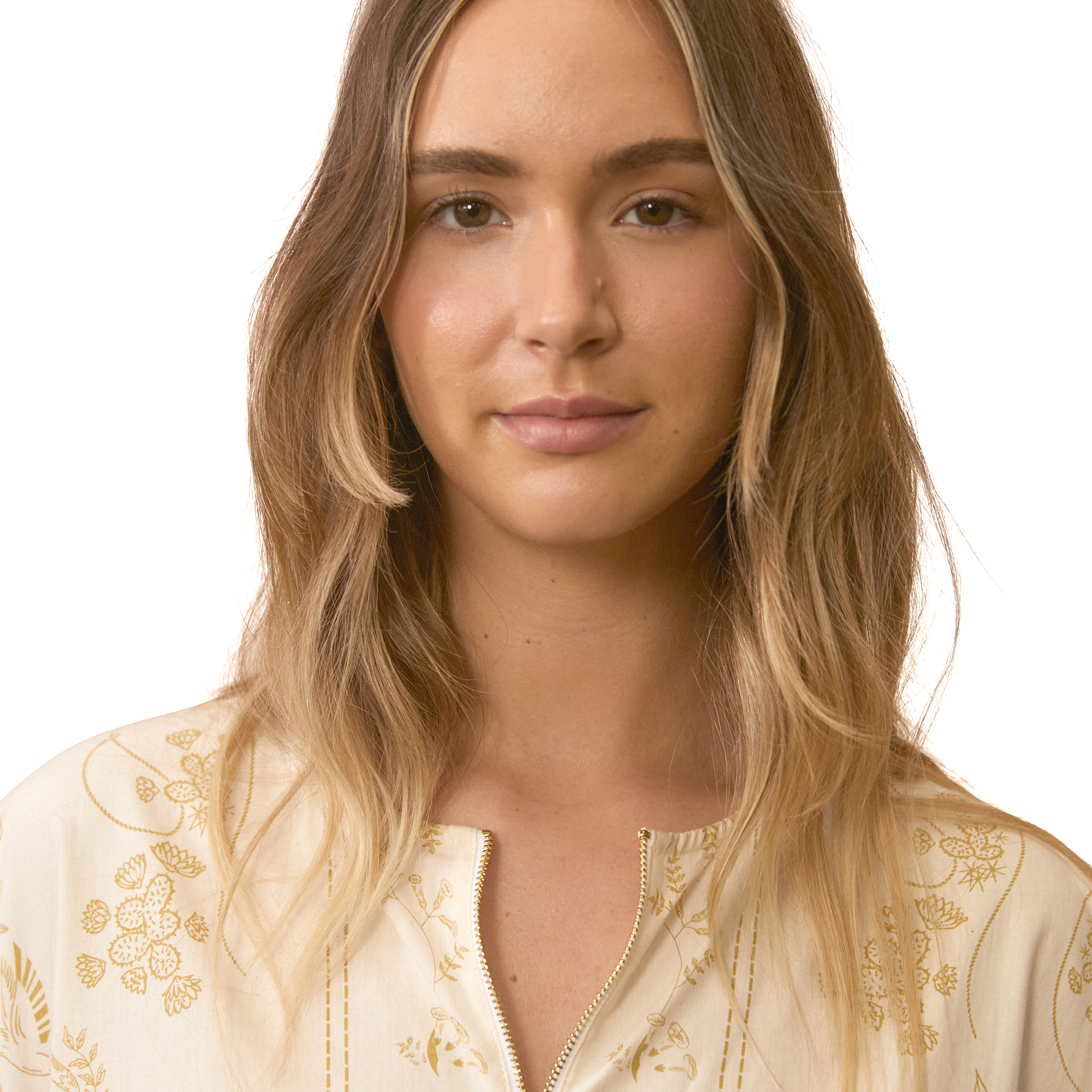 Billy Reid x Gibson Bandana Tunic Natural Billy Reid Tunic Gibson