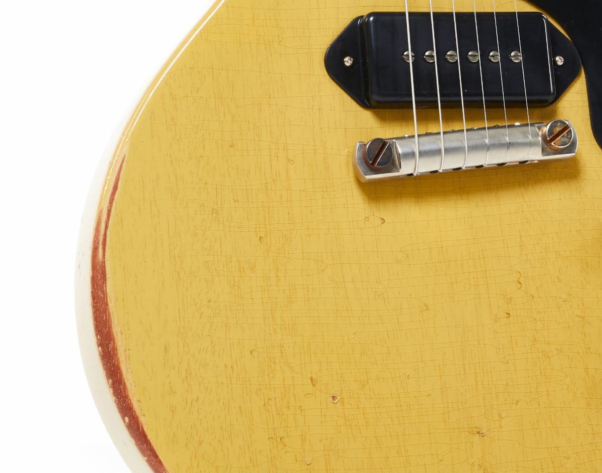  the 1957 Les Paul Junior Single Cut Heavy Aged in TV Yellow.