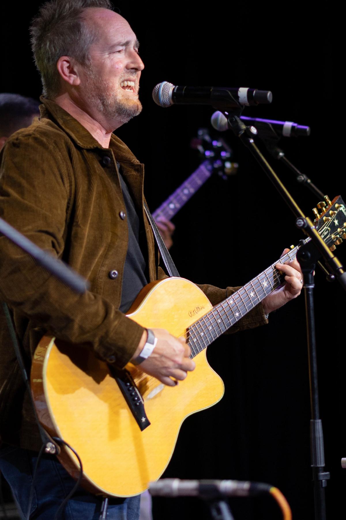 Emerson Hart performs at the “Rock To Remember” concert live at the Gibson Garage.