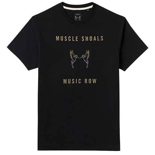 Billy Reid x Gibson Muscle Shoals Music Row Tee Black Gibson