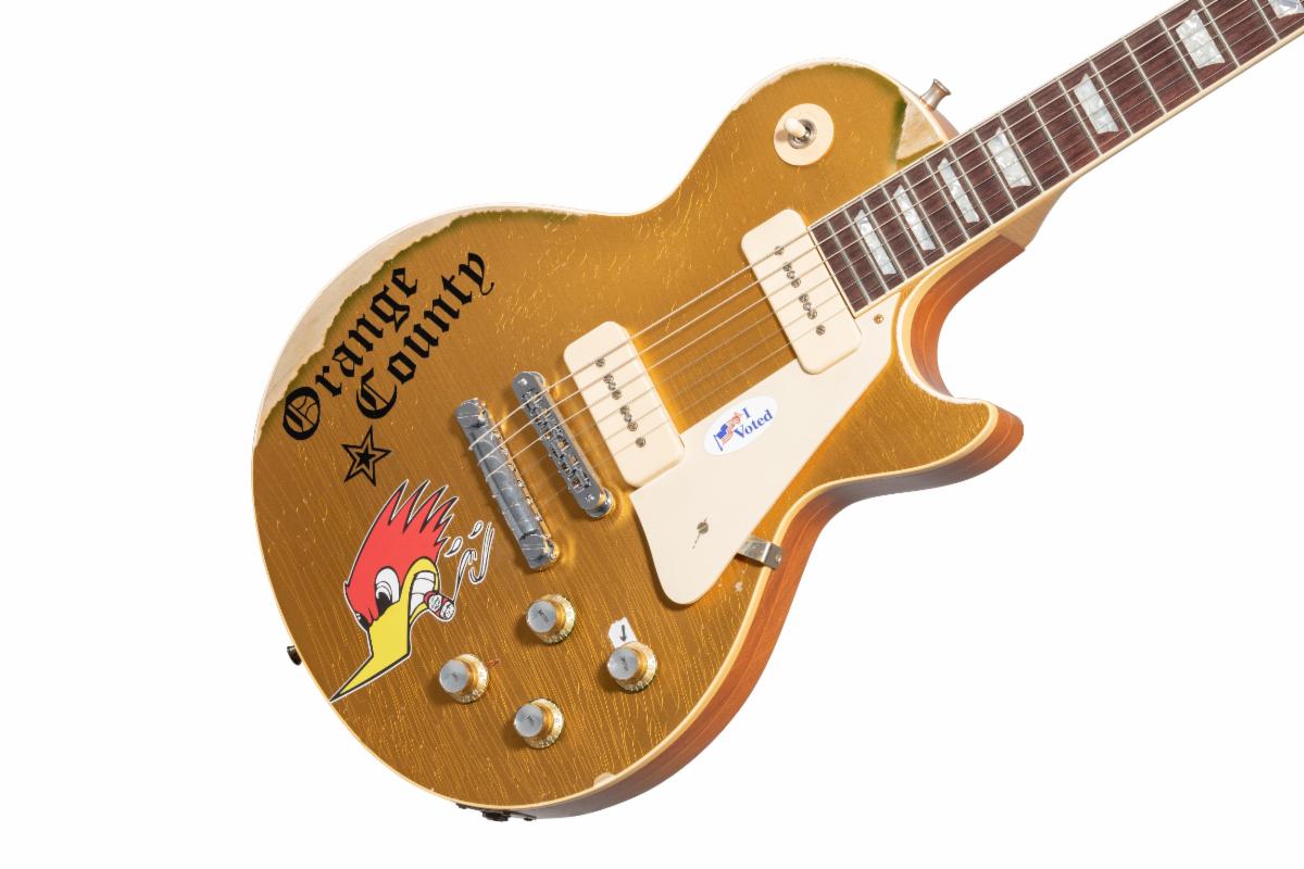 Mike Ness 1976 Les Paul Deluxe (Aged) - Gold