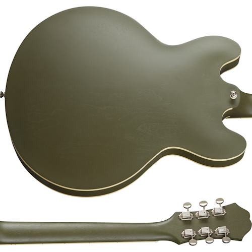 Casino Worn, Worn Olive Drab | Epiphone