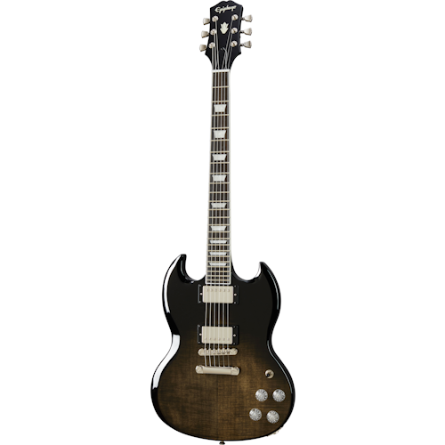 SG Modern Figured, Trans Black Fade | Epiphone