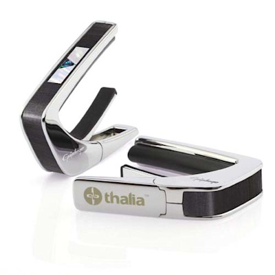 Epiphone V-Block Ebony Capo (Chrome)