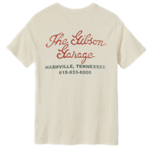 Imogene + Willie x Gibson "The Gibson Garage" Tee (Vintage White) Back