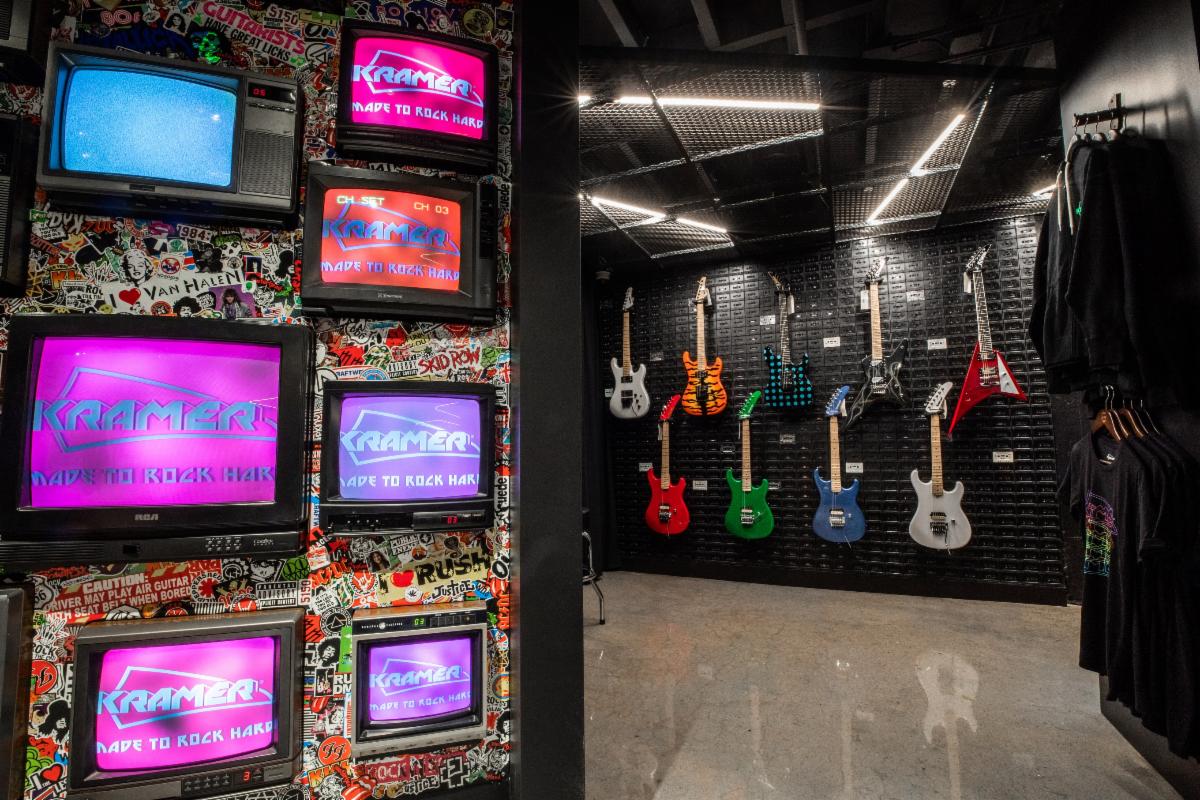 The Kramer corner at the Gibson Garage.